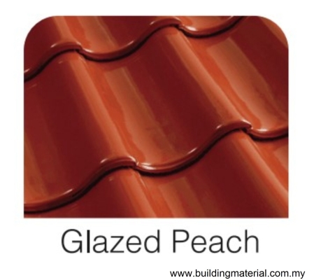 Glazed Roof Tile - GCI S-Pantile Glazed Peach