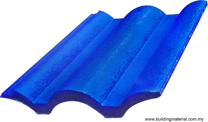 Lama Roman Roof Tiles - Sapphire Blue (Exclusive Colour)