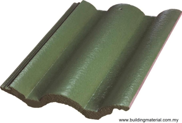 Lama Roman Roof Tiles -  Jade (Exclusive Colour)