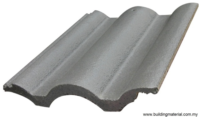 Lama Roman Roof Tiles - Grey (Monotone Colour)