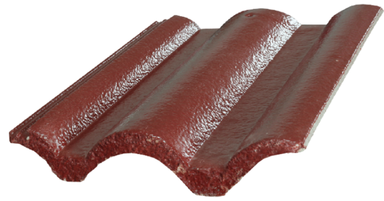 Lama Roman Roof Tiles - Maroon (Exclusive Colour)