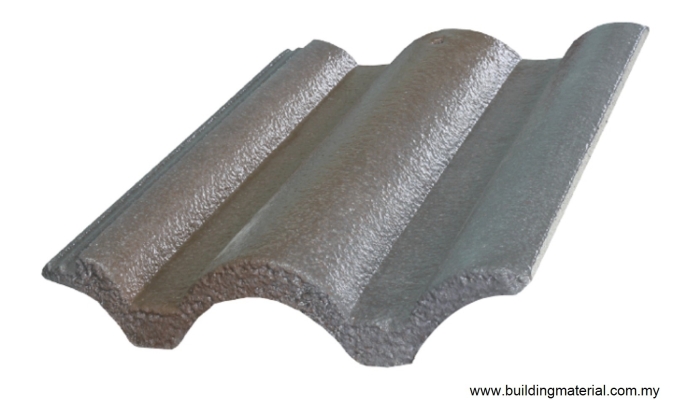 Lama Roman Roof Tiles - Garnet (Duotone Colour)