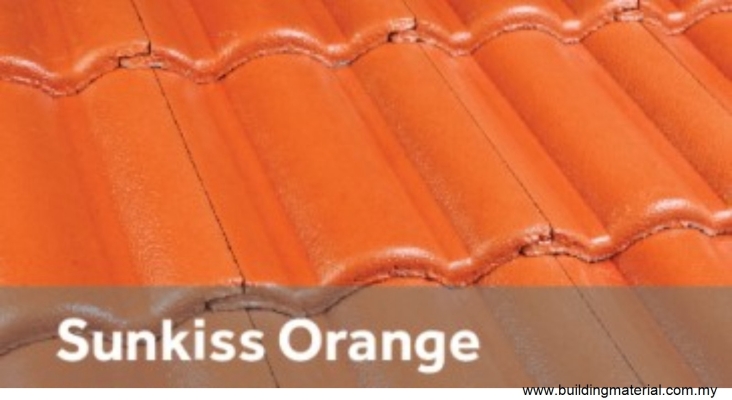 Monier Roof Tiles Elabana Sunkiss Orange