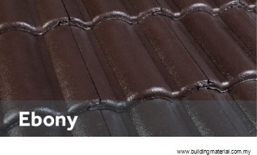 Monier Roof Tiles Elabana Ebony