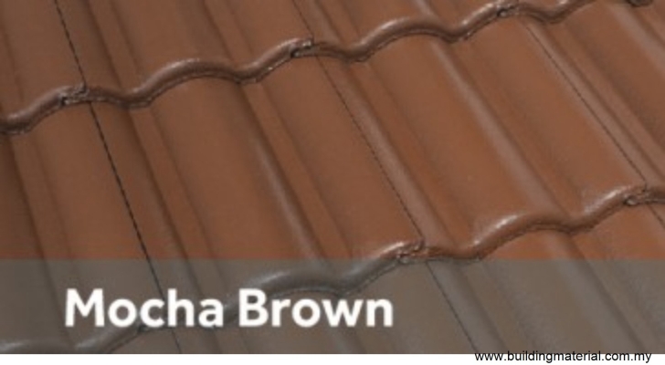 Monier Roof Tiles Elabana Mocha Brown