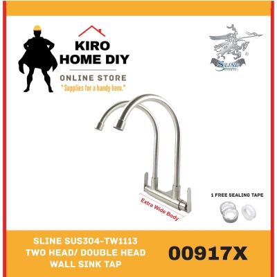 Double Head Wall Water Tap - 00917X
