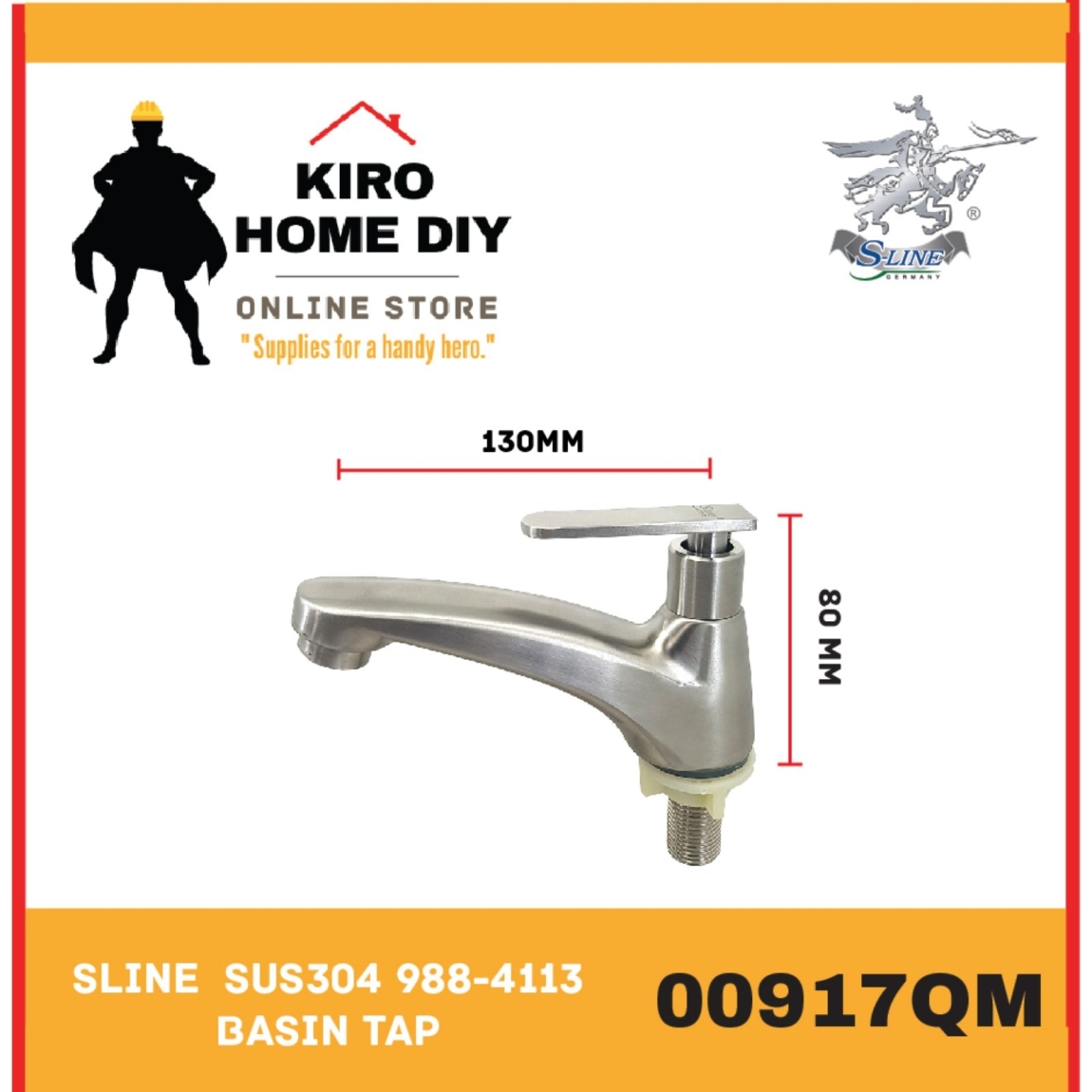 Pillar Mounted Basin Tap - 00917QM Paip Besen Yang Berdiri Bilik Mandi / Tandas Carta Pilihan Warna Corak