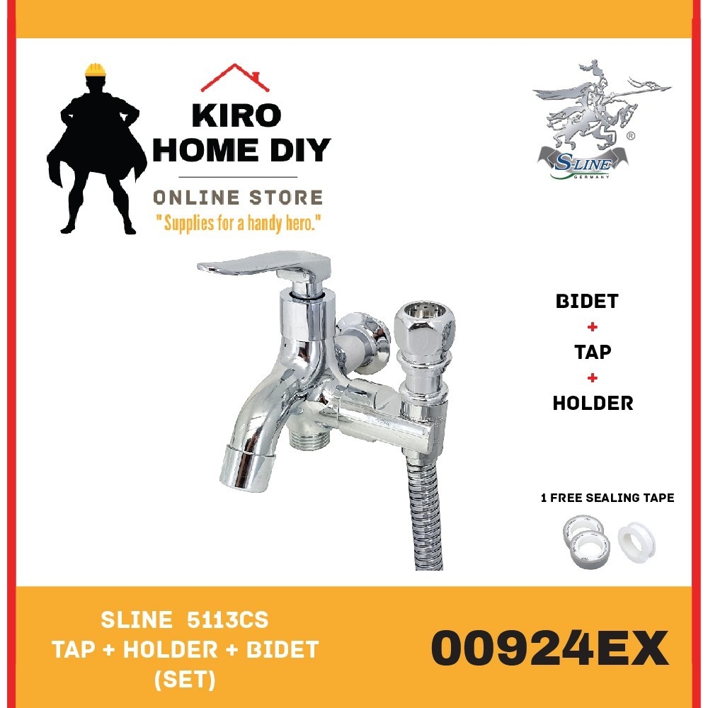 Wall Mounted Basin Tap - 00924EX Water Tap Dinding Bilik Mandi / Tandas Carta Pilihan Warna Corak