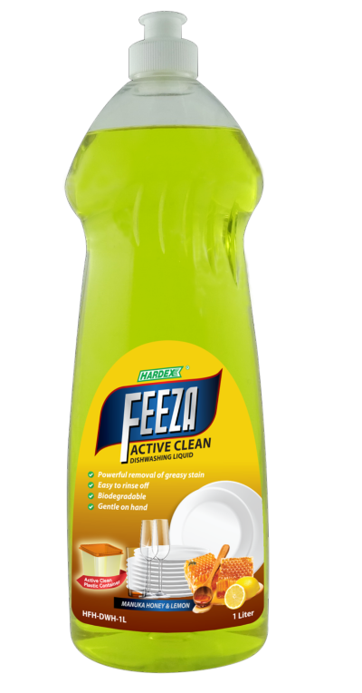 HARDEX FEEZA Dishwashing Liquid - (Manuka Honey & Lemon) - 1Liter