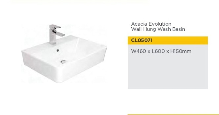 Wall Hung Wash Basin - CL05071 