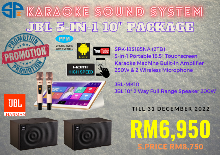 JBL 5-IN-1 Package 10"