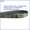 Code: 32783 Bosch WTE84101AU / WTE84105GB / WTE84106GB / WTW854L8SN / WTR85V00SG Dryer Belt 1995 H7 Rib Belt Belting For Washer / Dryer