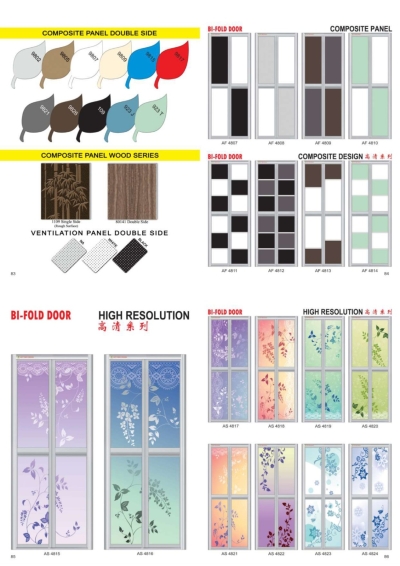 Art Fibreglass Pintu Bi-Fold Katalog 01