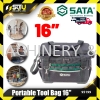 SATA 95199 16" Portable Tool Bag Backpack / Tool Bag / Pouch Tool Storage / Trolley