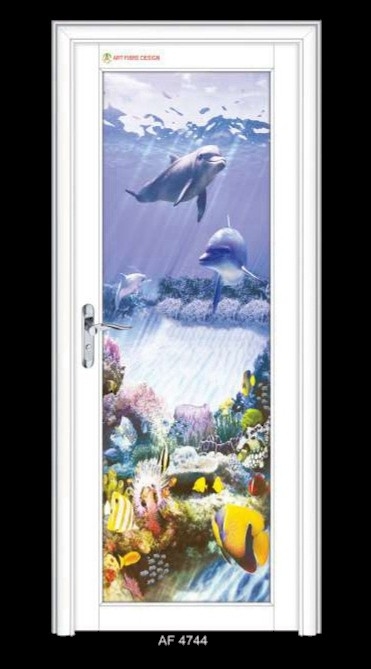 Pintu Resolusi Tinggi AFG - AJ 4744 Pintu Resolusi Tinggi AFG Pintu Aluminium Carta Pilihan Warna Corak