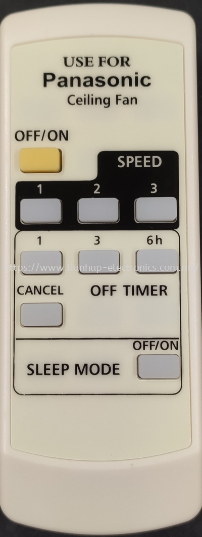 Panasonic/KDK Fan Remote Control 