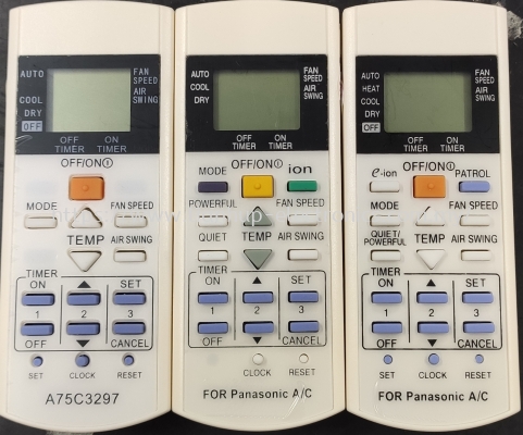 Panasonic Air Conditioning Remote Control 