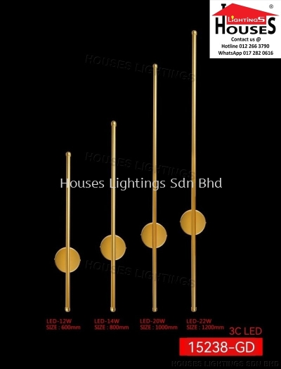 WALL 15238 GD LED-MIX(3C) - 600MM 800MM 1000MM 1200MM