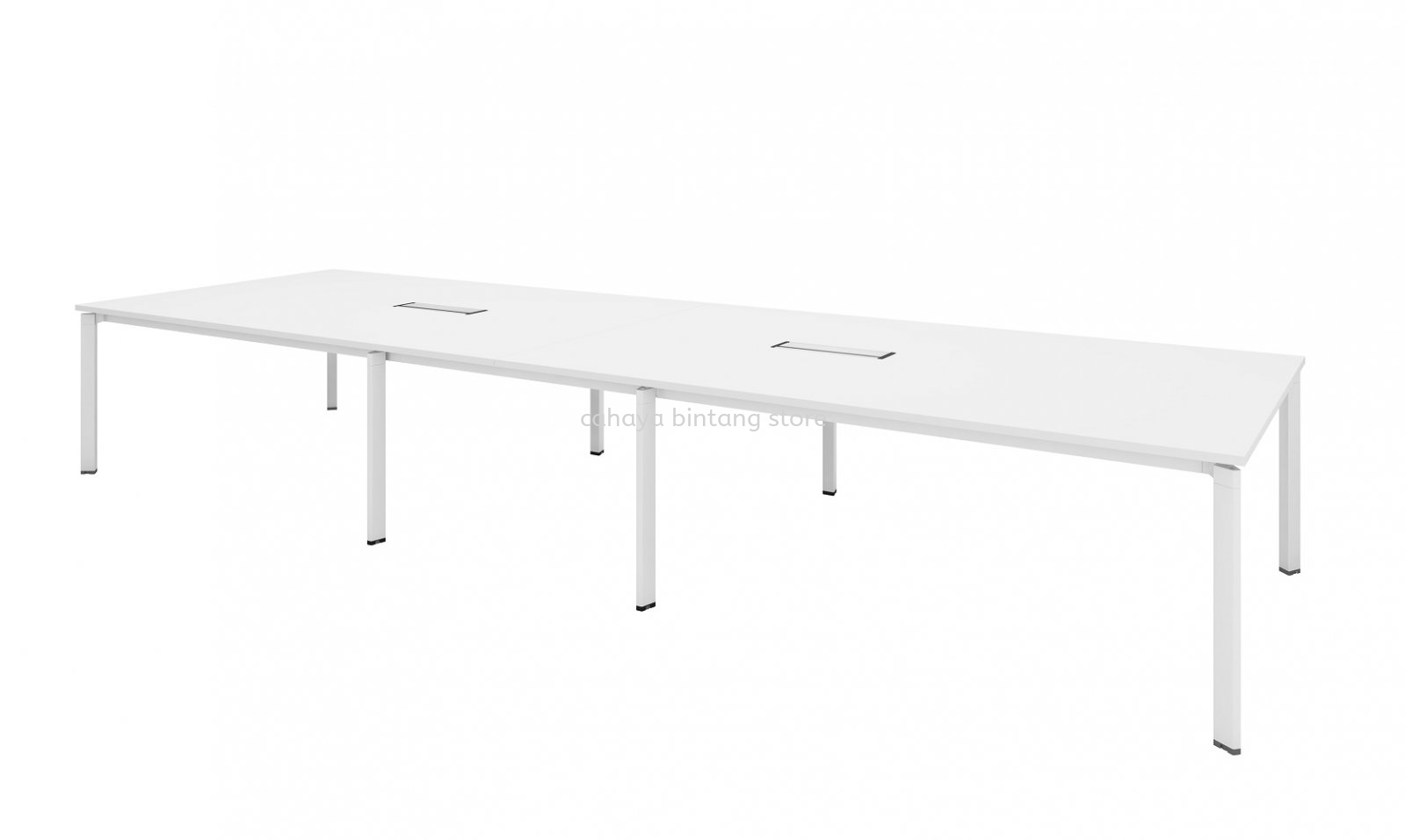 UTHILAH RECTANGULAR CONFERENCE MEETING OFFICE TABLE METAL PYRAMID N-LEG (C/W FLIPPER COVER) AUTVB 48 - kl | pj damansara | gombak 