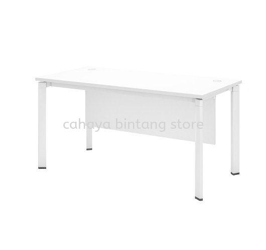 UTHILAH RECTANGULAR WRITING OFFICE TABLE METAL PYRAMID N-LEG C/W WOODEN MODESTY PANEL AUTWT 127 - kl | pj damansara | kota damansara | sungai buloh 