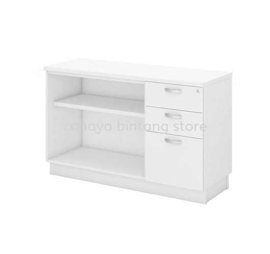 UTHILAH SIDE OFFICE CABINET C/W OPEN SHELF AND FIXED PEDESTAL 2D1F AU-YOP 7123 DATARAN PRIMA SELANGOR