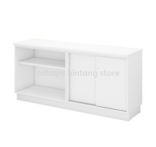 UTHILAH LOW OFFICE CABINET C/W OPEN SHELF & SLIDING DOOR AU-YOS 7160 SEPANG SELANGOR