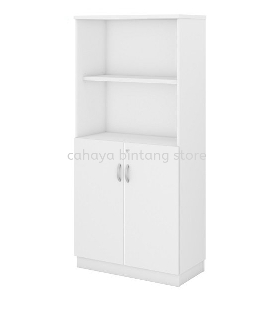 UTHILAH MEDIUM OFFICE CABINET C/W SEMI OPEN SHELF & SEMI SWINGING DOOR AU-YOD 17 AMPANG SELANGOR