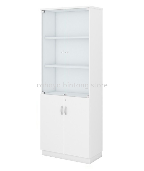 UTHILAH HEIGHT OFFICE CABINET C/W SWINGING GLASS DOOR AU-YGD 21 - pj damansara | subang | shah alam 