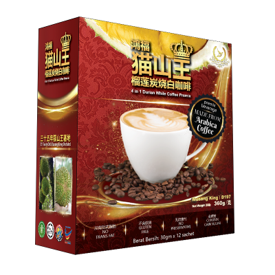 4 in 1 Durian White Coffee Premix