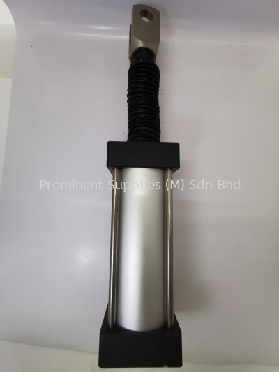 Tie Rod air cylinder with bellow extended 