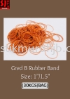 (Gred B) Rubber Band - Orange  Rubber Band