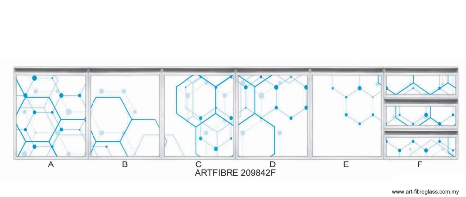 Pintu Kabinet Dapur Aluminium - Artfibre 209842F