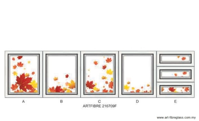 Pintu Kabinet Dapur Aluminium - Artfibre 216709S