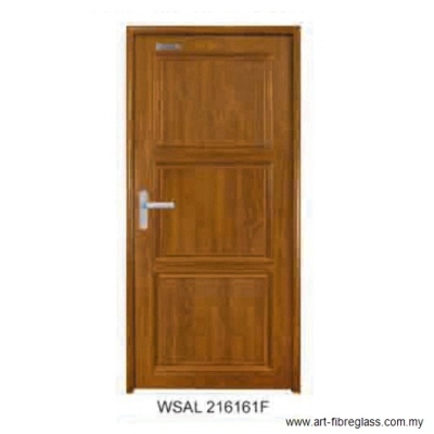 Wood Solid Aluminium Door - WSAL 316161F