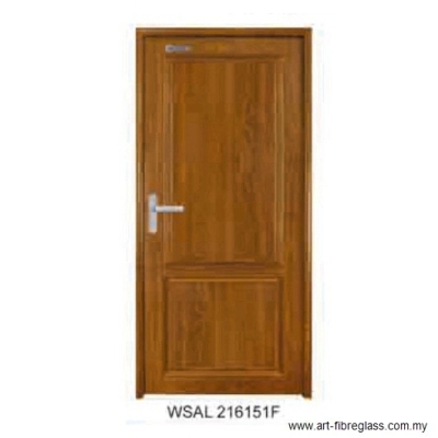 Wood Solid Aluminium Door - WSAL 316151F