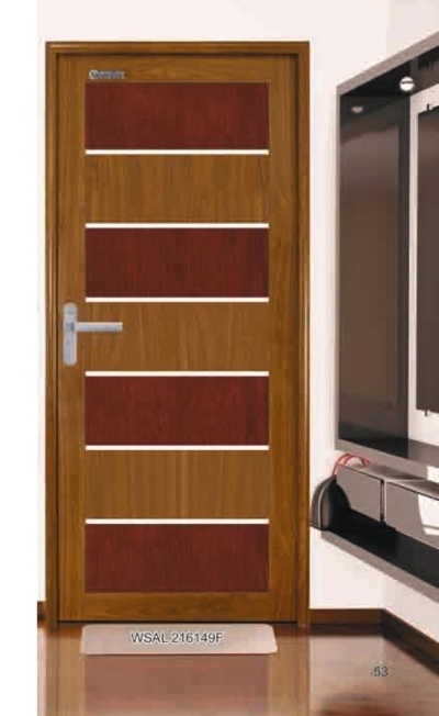 Wood Solid Aluminium Door - WSAD 316149F