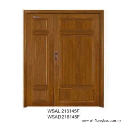 Wood Solid Aluminium Door - WSAL 216145F