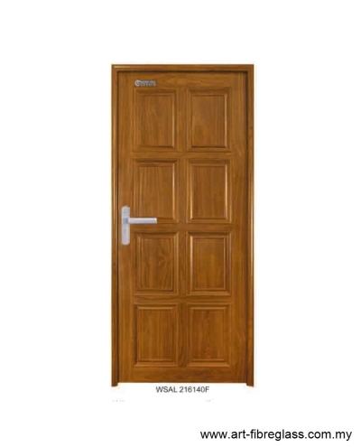 Wood Solid Aluminium Door - WSAD 216140F