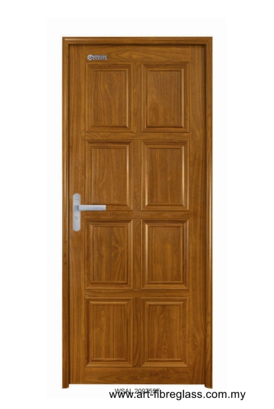 Wood Solid Aluminium Door - WSAD 209755F