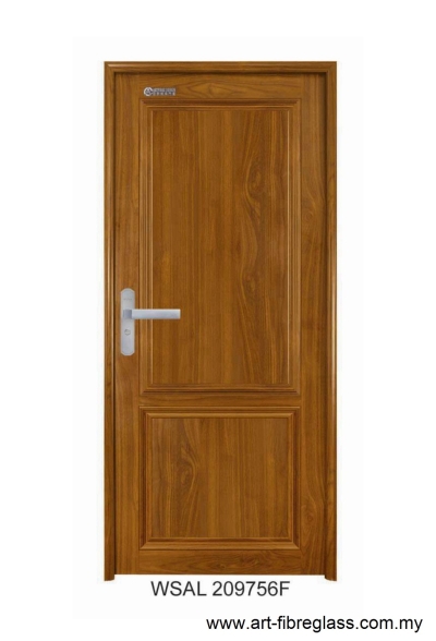 Wood Solid Aluminium Door - WSAD 209756F