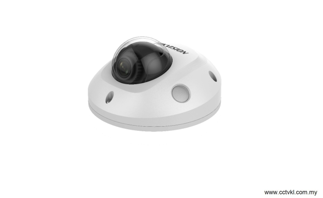 4 MP Outdoor WDR Fixed Mini Dome Network Camera DS-2CD2543G0-I(W)(S)