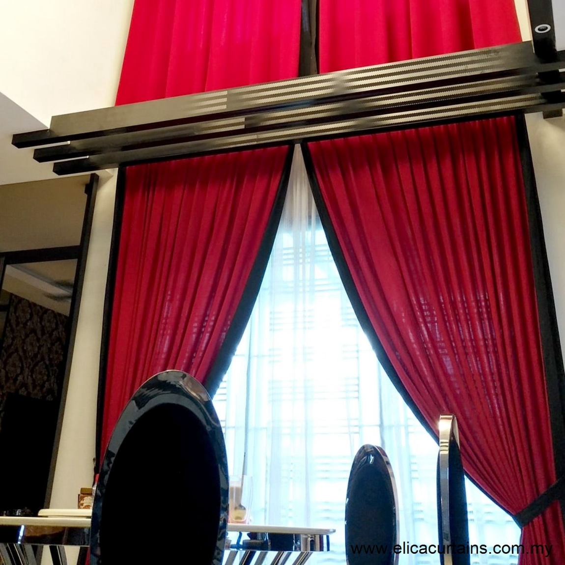 Curtain Motorized System Muar Johor Bahru / Johor Jaya / Pasir Gudang / Ulu Tiram / Skudai / Bukit Indah Curtain Furnishing Shops Curtain Furnishing & Wallpaper Merchant Lists