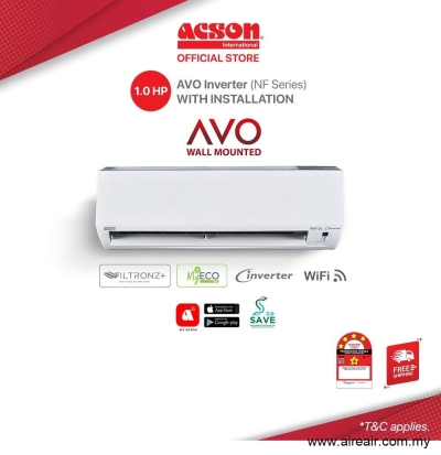 Acson AVO Inverter Air Conditioner (1.0HP) R32 A3WMY10NF - WiFi