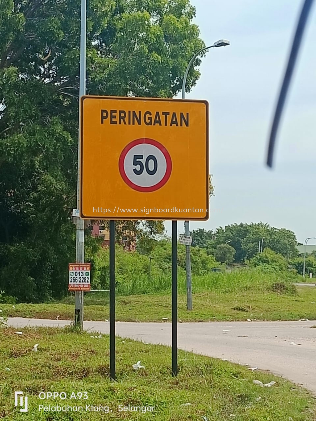 JKR ROAD SIGNAGE SIGNBOARD AT PAHANG ROMPIN 