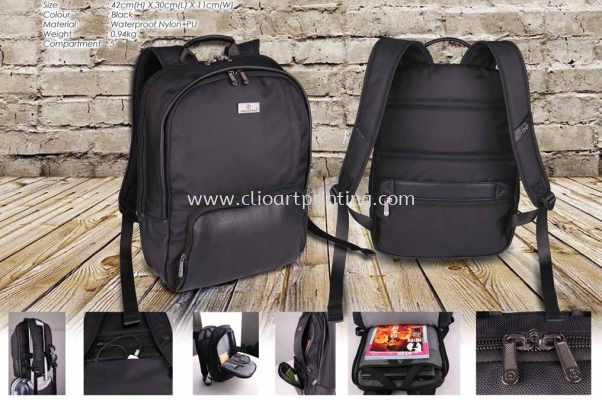 PREMIUM GIFTS_B 9026 LAPTOP BACKPACK