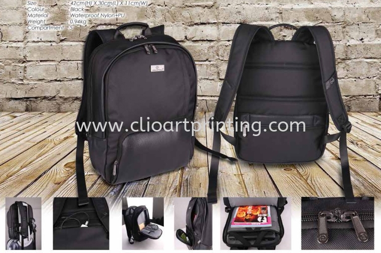 PREMIUM GIFTS_B 9026 LAPTOP BACKPACK BAG SERIES CORPORATE GIFT