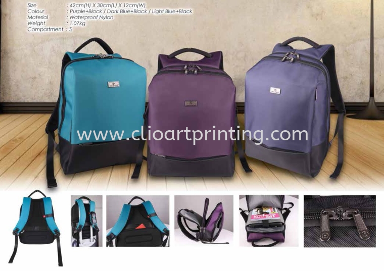 PREMIUM GIFTS_B9027 LAPTOP BACKPACK BAG SERIES CORPORATE GIFT