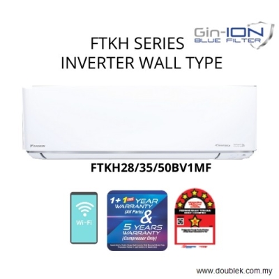 Daikin Air Cond FTKH35B RKU35B-3WMY-LF (1.5HP R32 INVERTER)