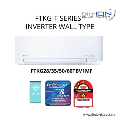 Daikin Air Cond FTKG28TB RKG28B-3WMY-F (1.0HP R32 INVERTER)