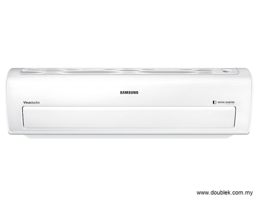 Samsung Air-Cond AR12KVSDBWKNME (1.5HP R410A AC3050 Inverter Premium Triangle With Virus Doctor)